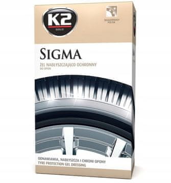 shumee K2 SIGMA GEL POLIRNA TEKOČINA ZA PNEVMATIKE 0,5L + GOBA