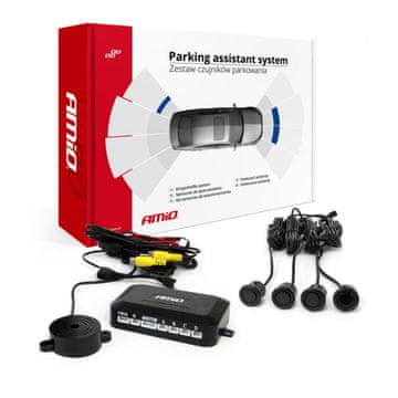 shumee Komplet parkirnih senzorjev za kamero in LCD zaslon GOLD 18mm AMIO-02992