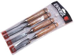 Beast Defense Set lesenih dlet za rezbarjenje 4 delni set 6-24mm