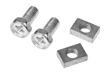 shumee Komplet vijakov za objemke akumulatorja Tec, M5x13 mm, z maticami 10x7 mm