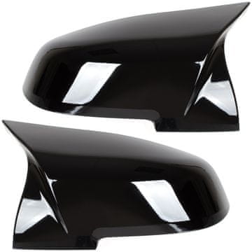 shumee BMW 1 F20 F21 12-16 pokrov ogledala BLACK GLOSSY levi + desni 2 kom. set