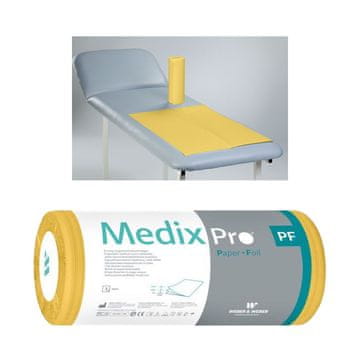 shumee Higienski vložek v roli 50 cm x 50 cm, rumena folija, 54 g MedixPro 40 kosov