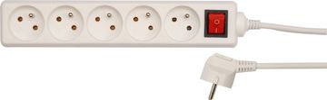 shumee Električni podaljšek, 5 vtičnic z ozemljitvijo, 5 m, s stikalom 72534 VOREL