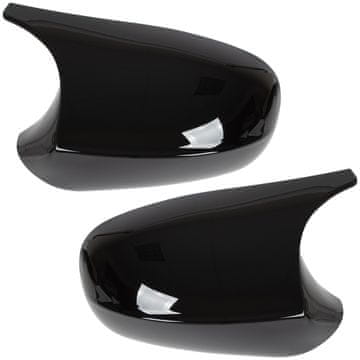 shumee BMW 1 E81 E82 E87 E88 10-15 pokrov ogledala BLACK GLOSSY levi + desni 2 kom. NASTAVI