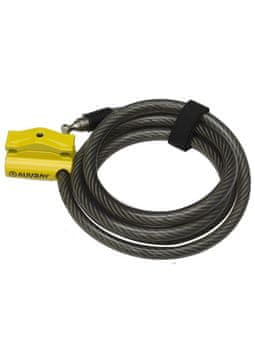 shumee AUVRAY S-LOCK spiralni kabel z zaklepom - dolžina 150 cm, premer 12 mm