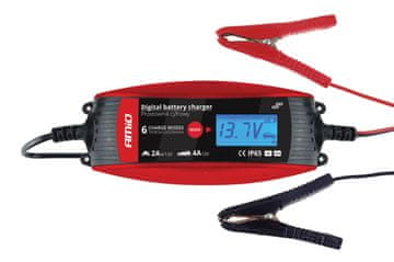 AMIO Digitalni usmerniški polnilnik baterij 6V 12V - 2A 4A - DVL DBC AMIO-02088