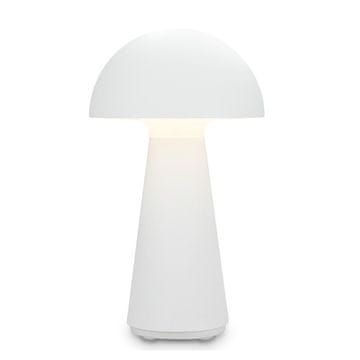 shumee LED namizna svetilka brezžična IP44 bela z zatemnilnikom za dom in vrt