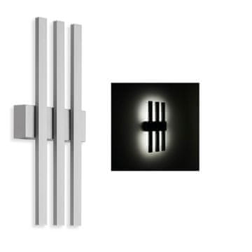 shumee Zunanja LED stenska svetilka 12W IP44 barvna temperatura 4000K za fasado, vrt, teraso, steno