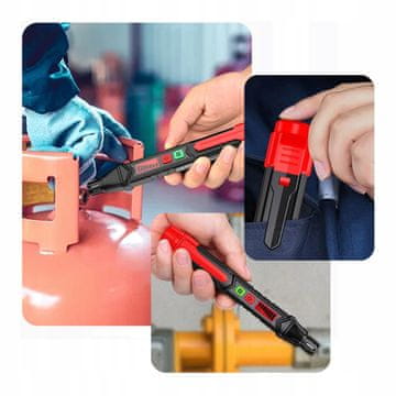 shumee PRENOSNI MINI DETEKTOR VNETLJIVIH PLINOV HABOTEST Z LCD ZASLONOM IN ALARMOM