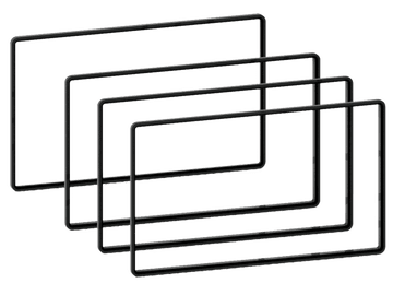 shumee Univerzalni adapterji za montažo 2 DIN postaj, min. Kenwood DNX9260BT