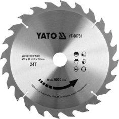 shumee TCT REZALNA DISKA ZA LESA 255X24TX30MM YT-60731 YATO