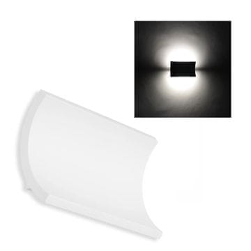 shumee 12W LED zunanja svetilka, bela, GOR/DOL, fasadna | barvna temperatura 4000K - IP44