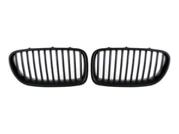 MODECAR BMW 5 F10 / F11 2011- maske med žarometi (ledvičke) levi + desni komplet ČRNE MAT