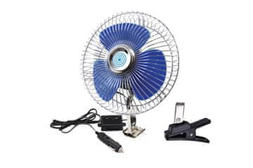 AMIO Rotacijski avtomobilski ventilator, pritrjen z vijaki ali sponkami 24V CFAN-15 AMIO-01105