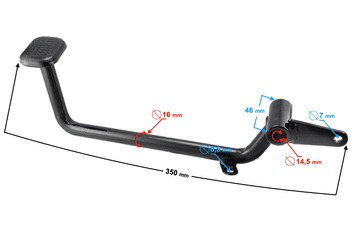 shumee Ročica nožne zavore ATV Eagle