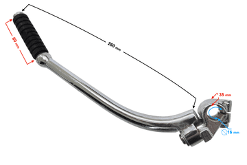 shumee Srebrna zaganjalna ročica Classic 125