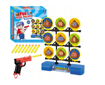 shumee Strelski set za pištolo, orožje, penaste krogle, premična tarča za otroke