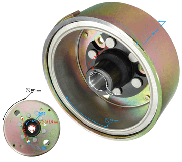 shumee Magneto za 2T skuter