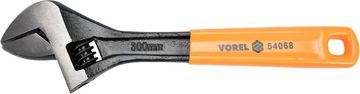 Vorel Nastavljivi ključ 300 mm, gumiran ročaj 54068 VOREL