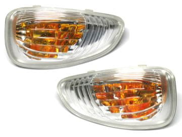 shumee Renault Master 2010- RUMENI smernik z BELO ŽARNICO v ogledalu, levo+desno, 2 kom., KOMPL.