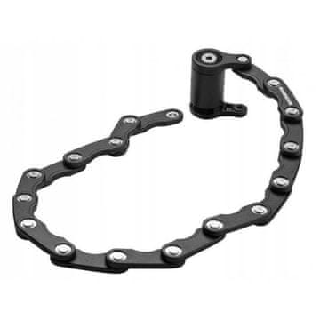 shumee Zložljiva ključavnica za kolo ROCKBROS (WD795) črna, kaljeno jeklo