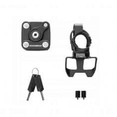 shumee Zložljiva ključavnica za kolo ROCKBROS (WD795) črna, kaljeno jeklo