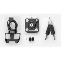 shumee Zložljiva ključavnica za kolo ROCKBROS (WD795) črna, kaljeno jeklo