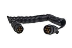 AMIO Spiralni električni kabel s 7 PIN vtiči 12V 6 m AMIO-02390