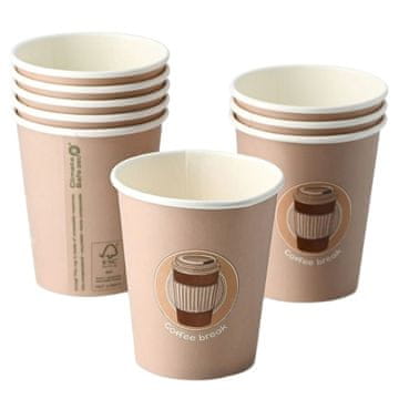 BH Papirnati lončki za kavo Coffeebreak 250 ml 50 kosov