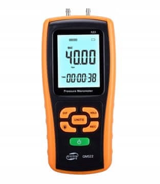 shumee DIFERENCIALNI MANOMETER DIGITALNI MERILNIK TLAKA VAKUM TESTER USB 100kPa