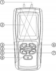 shumee MANOMETER diferenčni digitalni manometer USB