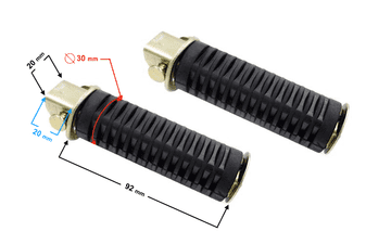 shumee Zadnja opora za noge za moped Ranger Classic (E4).