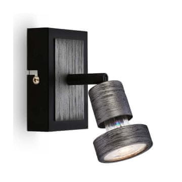 BRILONER LED stenska svetilka, stenski reflektor, sijalka GU10, 4,9 W, vrtljiva, spalnica, hodnik
