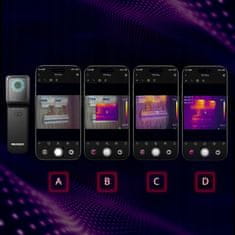 shumee TERMOVIZIJSKA KAMERA z WIFI Android iPhone iOS APP 256*192 25Hz -20 do 550°C