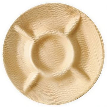 Papstar Krožnik iz palmovih listov, 5 kosov, premer 24,5 cm, 6 kosov.