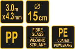 shumee ČEP ZA ČIŠČENJE DIMNIKA 3M 150MM 72955 VOREL