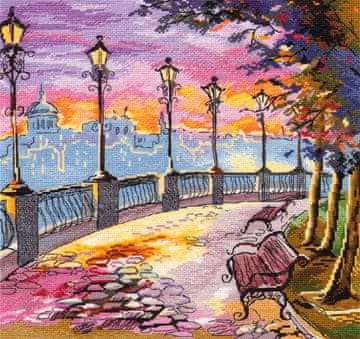 shumee Komplet za vezenje - Ulica ob reki