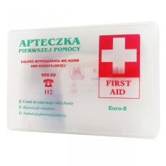 shumee Komplet prve pomoči B-Euro-8 prozoren