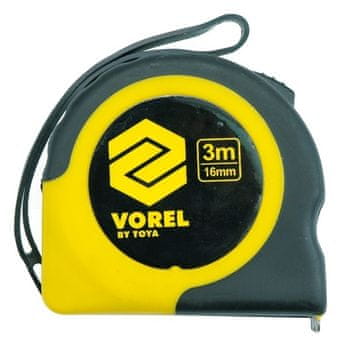 Vorel Rumeno-črni merilni trak 3 m x 16 mm 10104