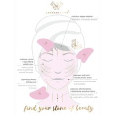 CRYSTALLOVE CRYSTALLOVE Amethyst kristalizirani komplet - ametistni serum za obraz in masažna plošča gua sha