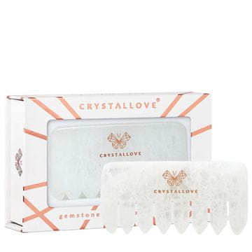 shumee CRYSTALLOVE glavnik za masažo lasišča s kamnitimi kristali