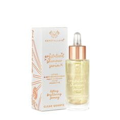 CRYSTALLOVE CRYSTALLOVE Prozoren kremenčev svetleč serum - serum za obraz s kamnitim kristalom in bodičasto hruško