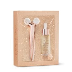 CRYSTALLOVE CRYSTALLOVE Komplet za lifting in oblikovanje obraza Clear quartz 3D - masažer za lifting in serum - omejena izdaja