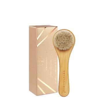 shumee Bambusova krtača CRYSTALLOVE za masažo obraza, vratu, dekolteja in prsi