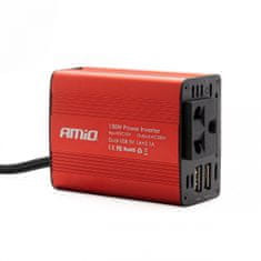 shumee Napetostni pretvornik 12V/230V 150W/300W 2xUSB PI01 AMIO-02468