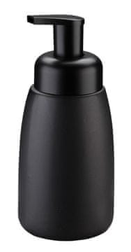 shumee Dozirnik mila ALBANO s črpalko in funkcijo pene, keramičen, mat črn, gladek, industrijski slog