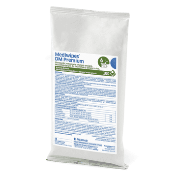 shumee Mediwipes DM Premium robčki za razkuževanje in čiščenje površin, 100 kosov, polnilni