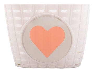 shumee Otroška košara za kolo Sun Baby iz plastike, bele marelice