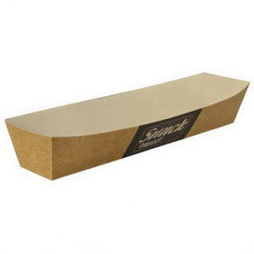 Papstar Globok pladenj za papir Good Food 18,5 x 3,3 x 3,5 cm 50 kosov.