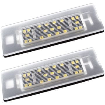 shumee Fiat Panda 2003-2012- LED luči registrske tablice 2 kom. Set